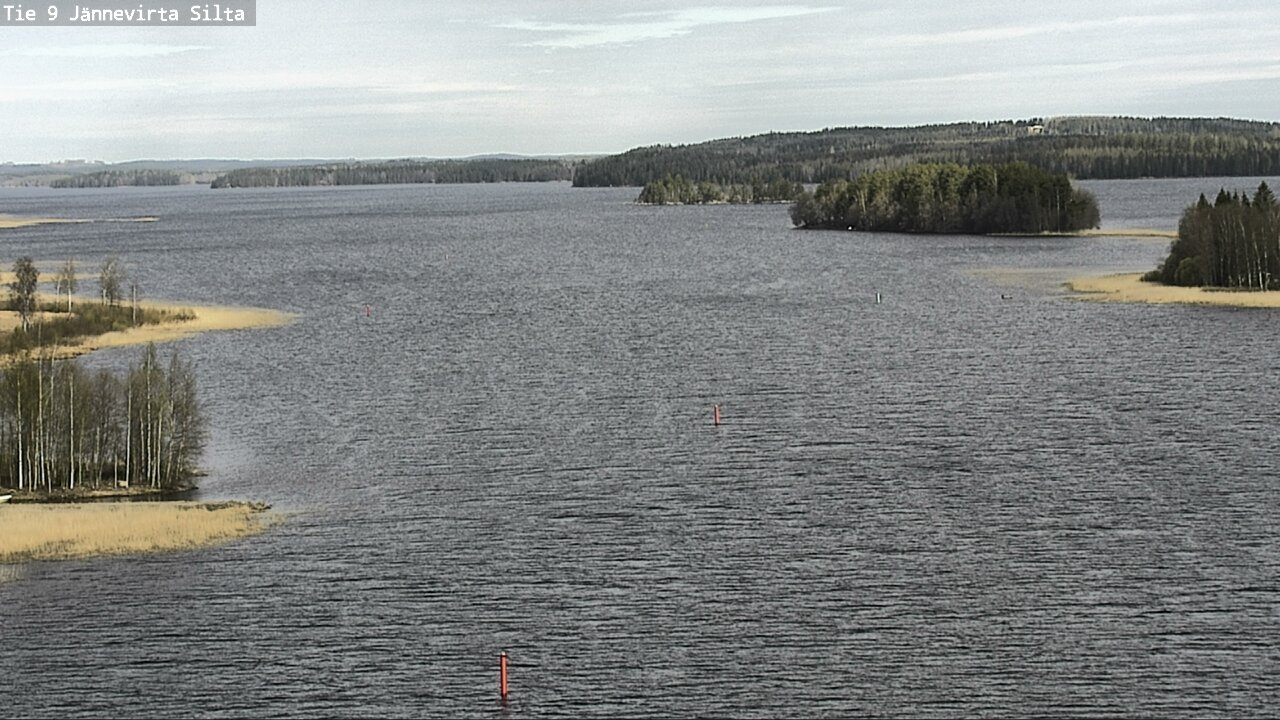 Weather Camera Image Road 9 Kuopio, Jännevirran silta, Kuopio, Pohjois-Savo