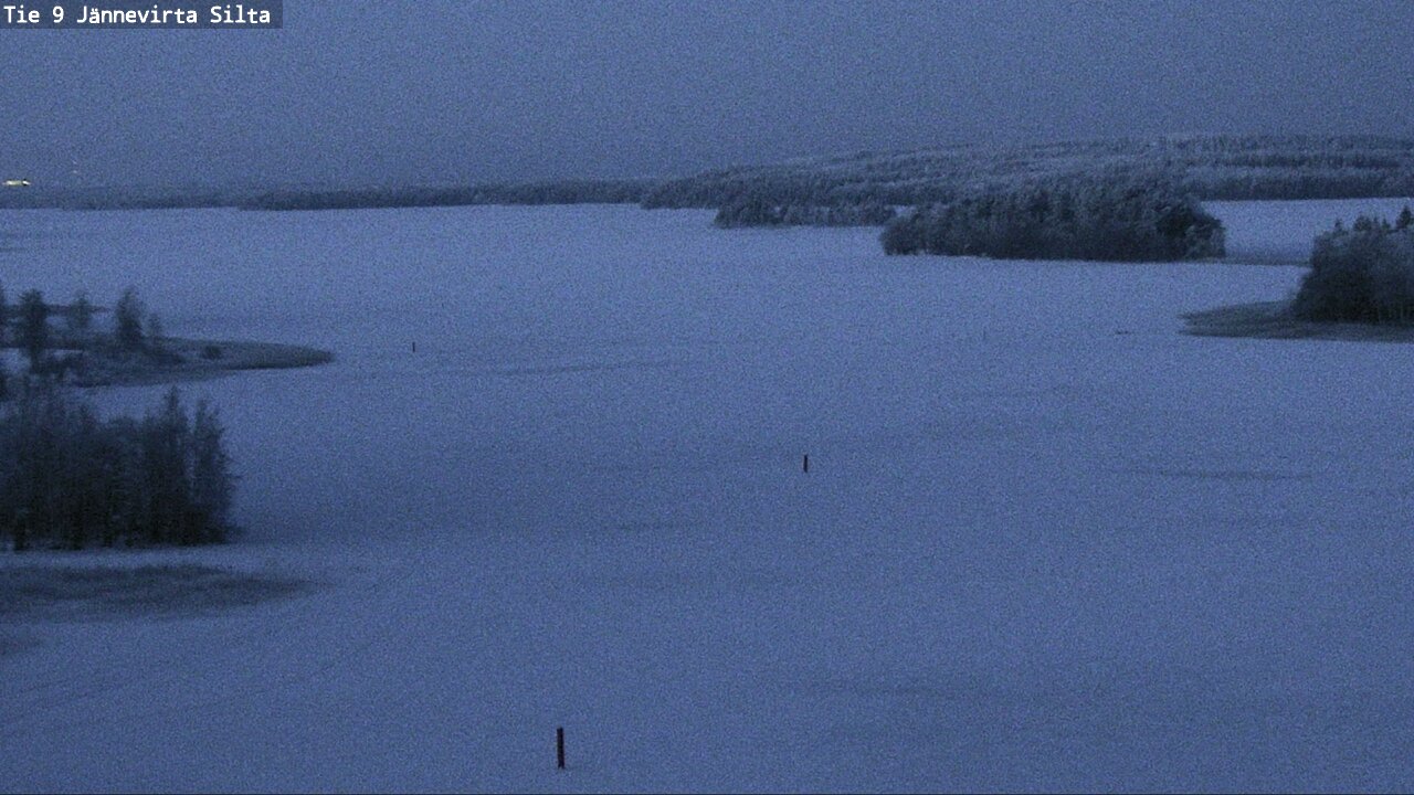 Weather Camera Image Väg 9 Kuopio, Jännevirran silta, Kuopio, Pohjois-Savo