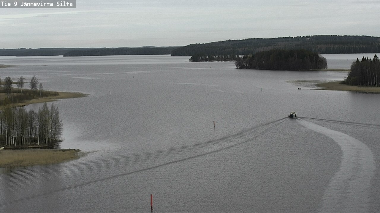 Weather Camera Image Road 9 Kuopio, Jännevirran silta, Kuopio, Pohjois-Savo