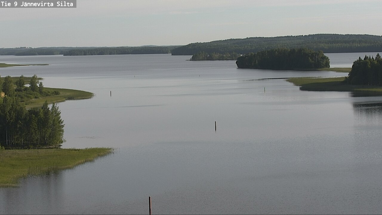 Weather Camera Image Road 9 Kuopio, Jännevirran silta, Kuopio, Pohjois-Savo