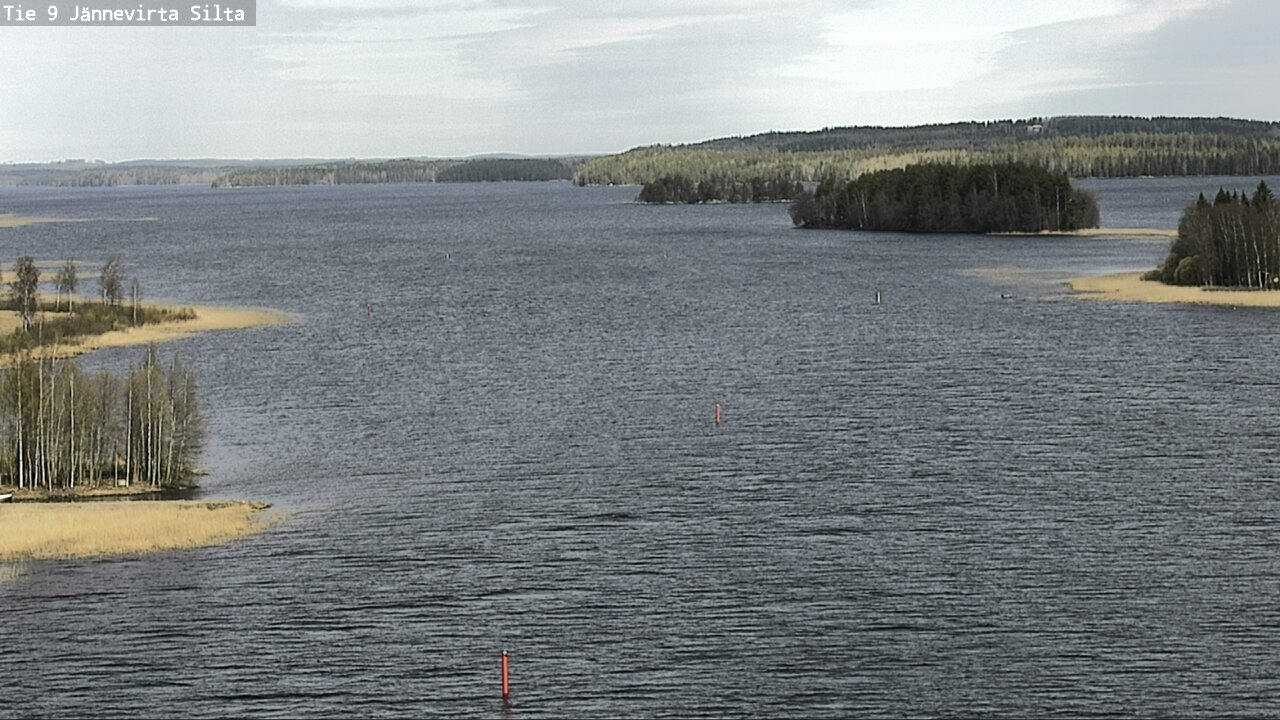 Weather Camera Image Road 9 Kuopio, Jännevirran silta, Kuopio, Pohjois-Savo