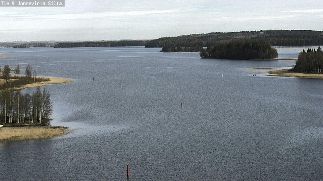 Weather Camera Image Road 9 Kuopio, Jännevirran silta, Kuopio, Pohjois-Savo