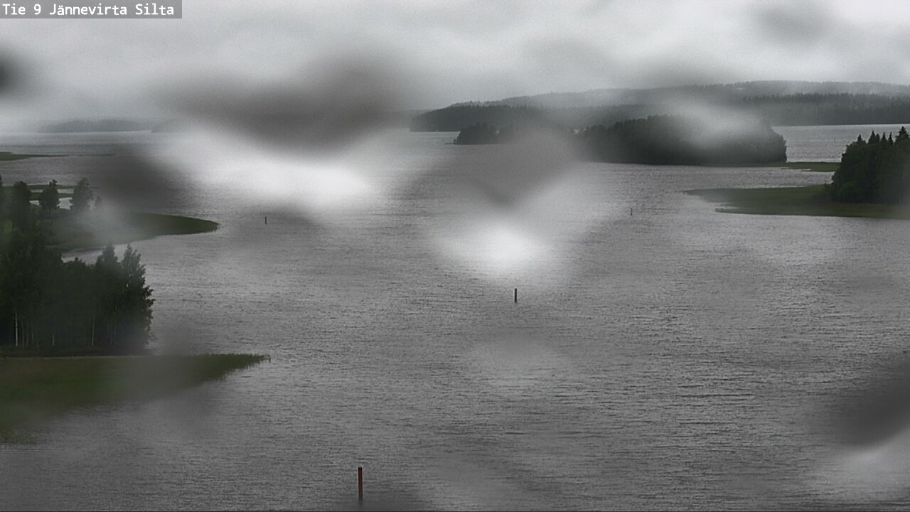 Weather Camera Image Road 9 Kuopio, Jännevirran silta, Kuopio, Pohjois-Savo