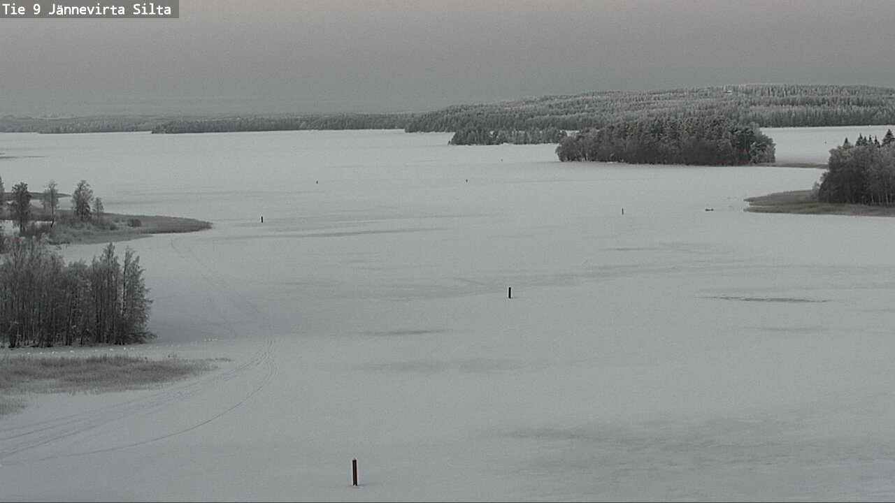 Weather Camera Image Väg 9 Kuopio, Jännevirran silta, Kuopio, Pohjois-Savo