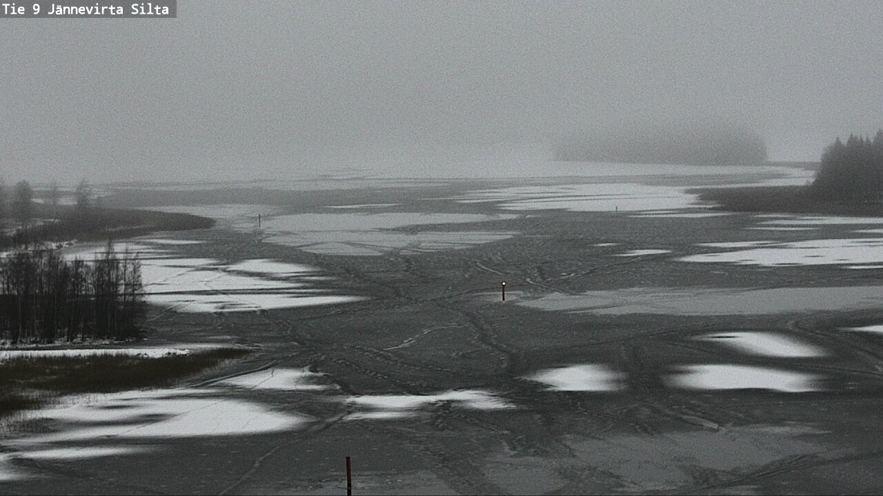 Weather Camera Image Road 9 Kuopio, Jännevirran silta, Kuopio, Pohjois-Savo