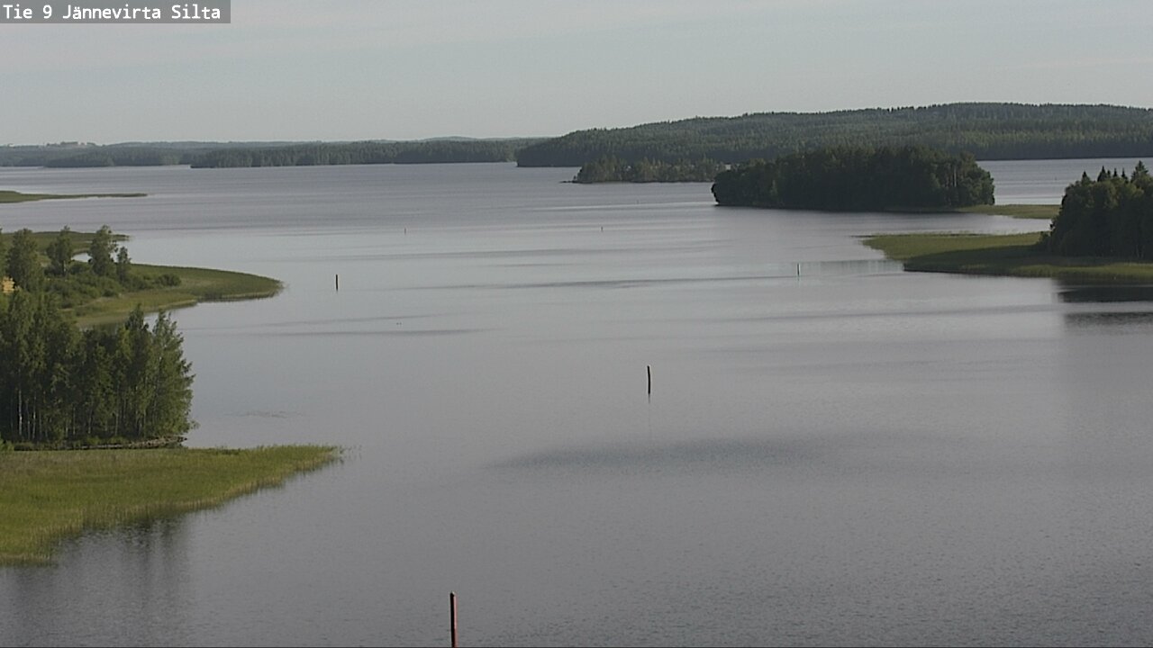 Weather Camera Image Road 9 Kuopio, Jännevirran silta, Kuopio, Pohjois-Savo