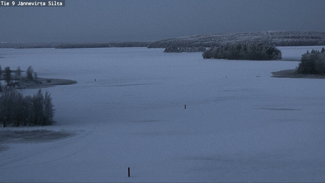Weather Camera Image Väg 9 Kuopio, Jännevirran silta, Kuopio, Pohjois-Savo