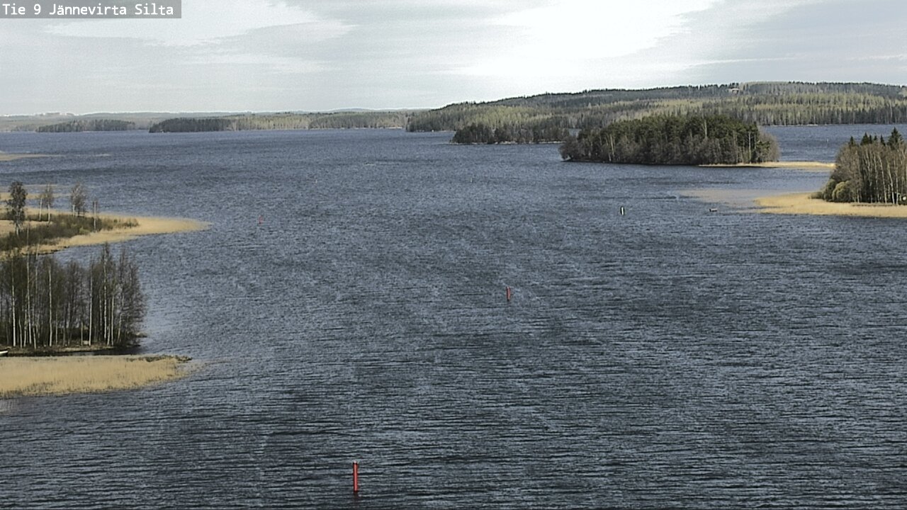 Weather Camera Image Road 9 Kuopio, Jännevirran silta, Kuopio, Pohjois-Savo