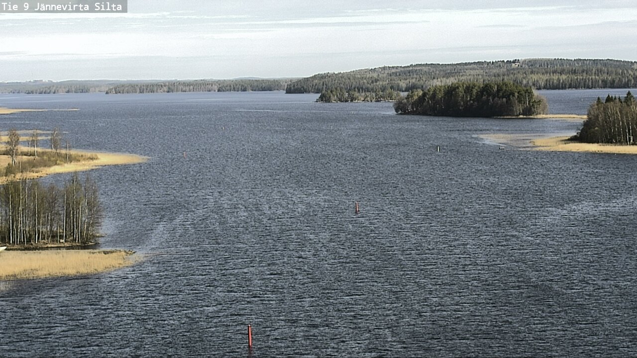 Weather Camera Image Road 9 Kuopio, Jännevirran silta, Kuopio, Pohjois-Savo