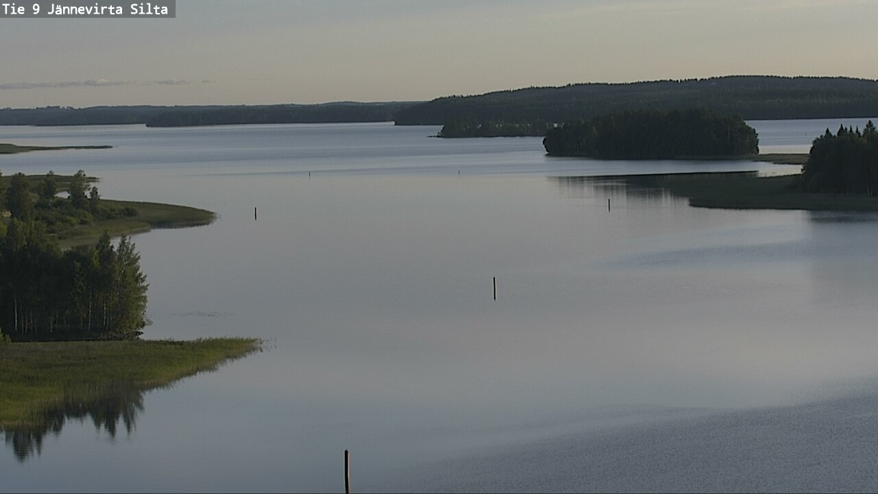 Weather Camera Image Road 9 Kuopio, Jännevirran silta, Kuopio, Pohjois-Savo