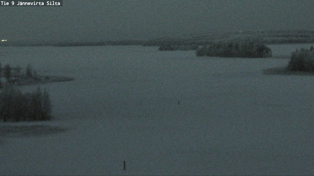Weather Camera Image Väg 9 Kuopio, Jännevirran silta, Kuopio, Pohjois-Savo