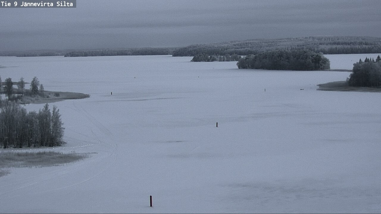 Weather Camera Image Väg 9 Kuopio, Jännevirran silta, Kuopio, Pohjois-Savo