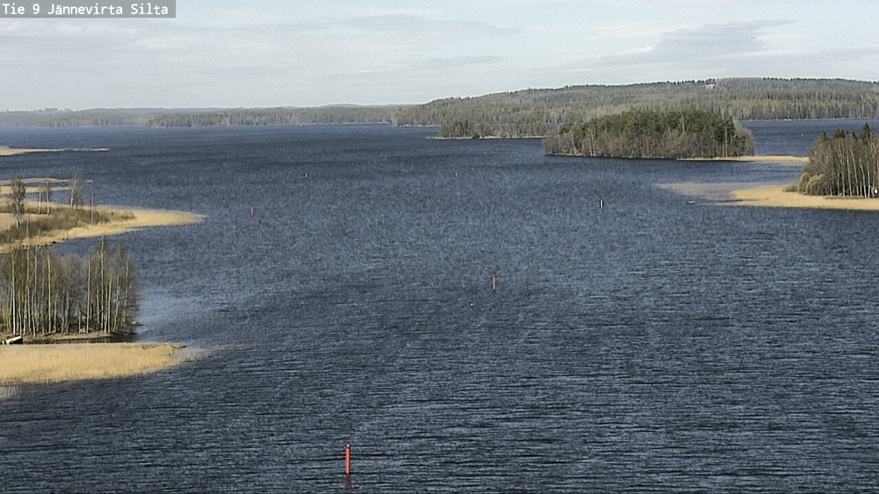 Weather Camera Image Väg 9 Kuopio, Jännevirran silta, Kuopio, Pohjois-Savo