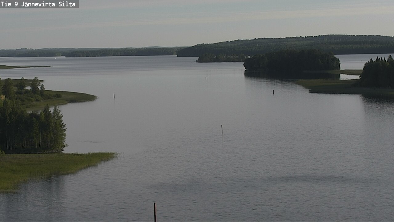 Weather Camera Image Road 9 Kuopio, Jännevirran silta, Kuopio, Pohjois-Savo