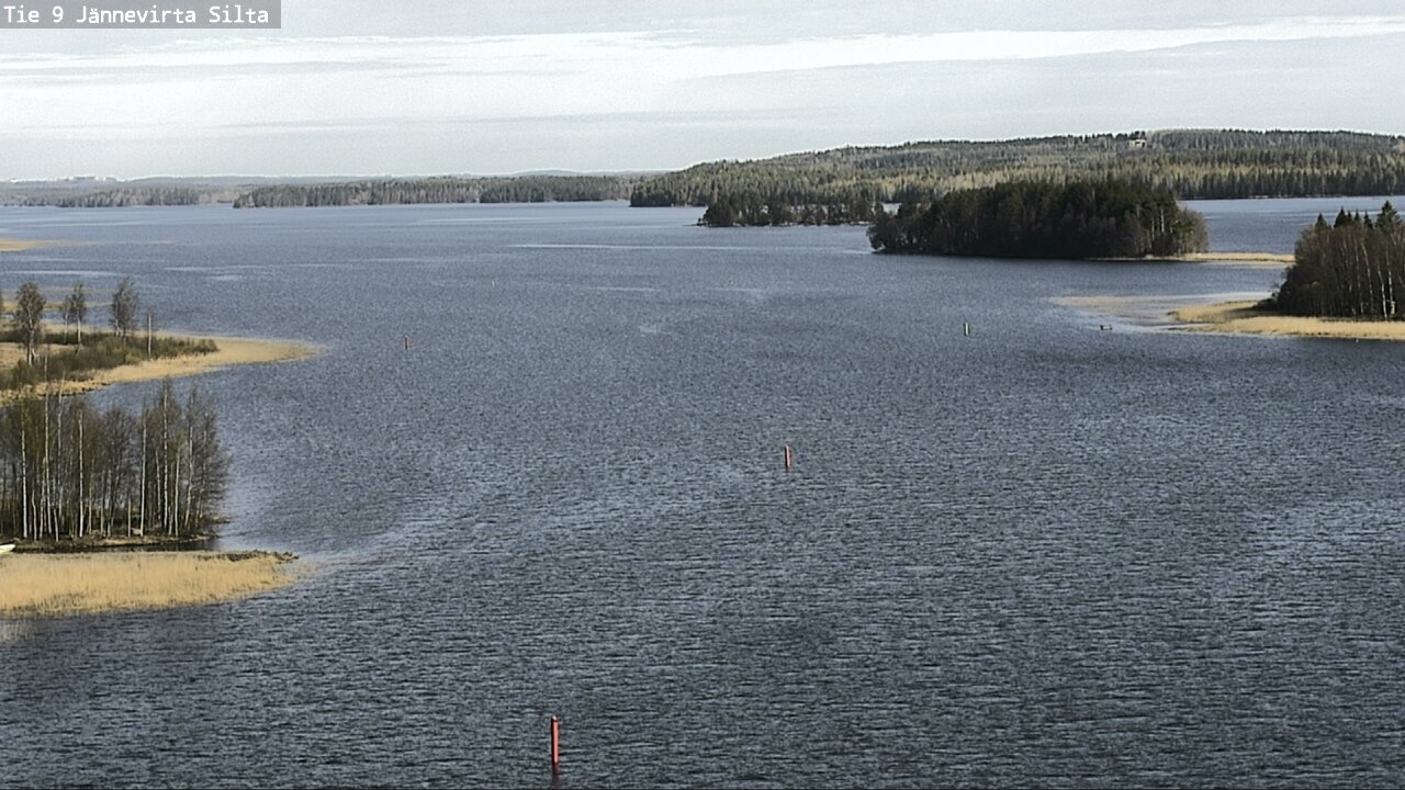 Weather Camera Image Road 9 Kuopio, Jännevirran silta, Kuopio, Pohjois-Savo