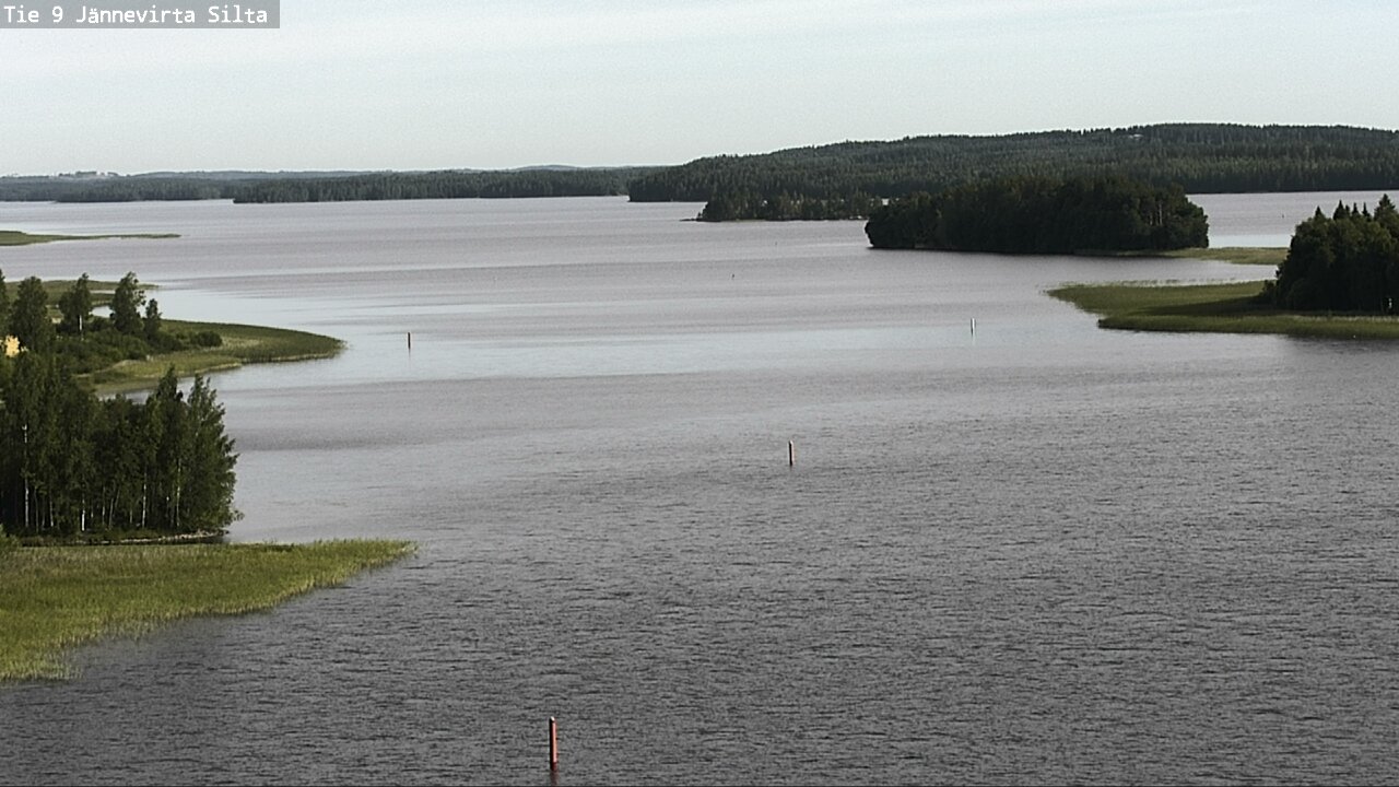 Weather Camera Image Väg 9 Kuopio, Jännevirran silta, Kuopio, Pohjois-Savo