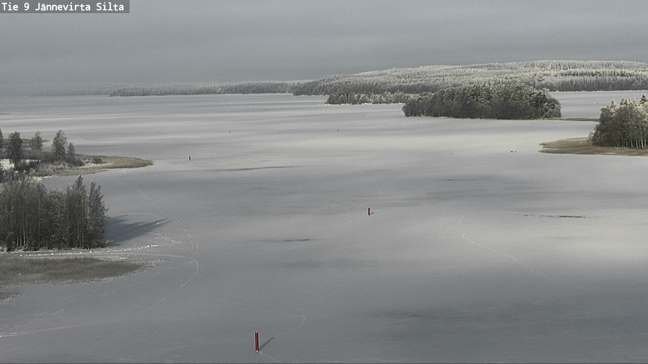 Weather Camera Image Väg 9 Kuopio, Jännevirran silta, Kuopio, Pohjois-Savo