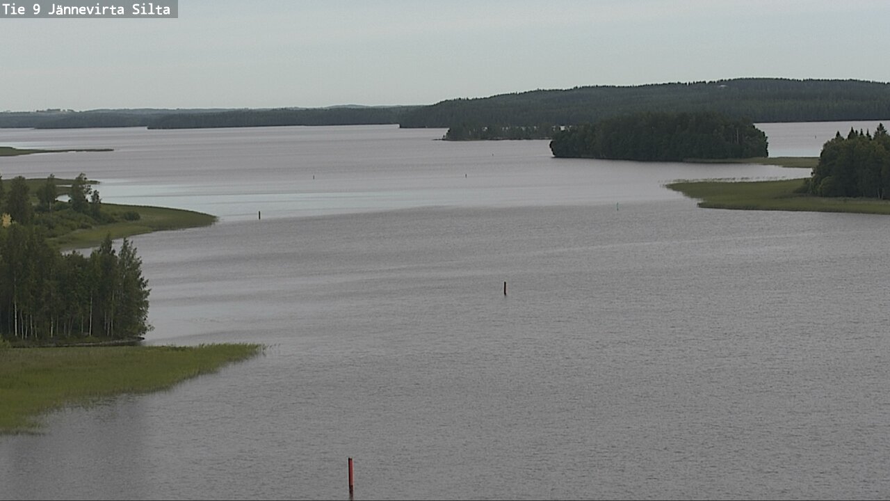 Weather Camera Image Väg 9 Kuopio, Jännevirran silta, Kuopio, Pohjois-Savo