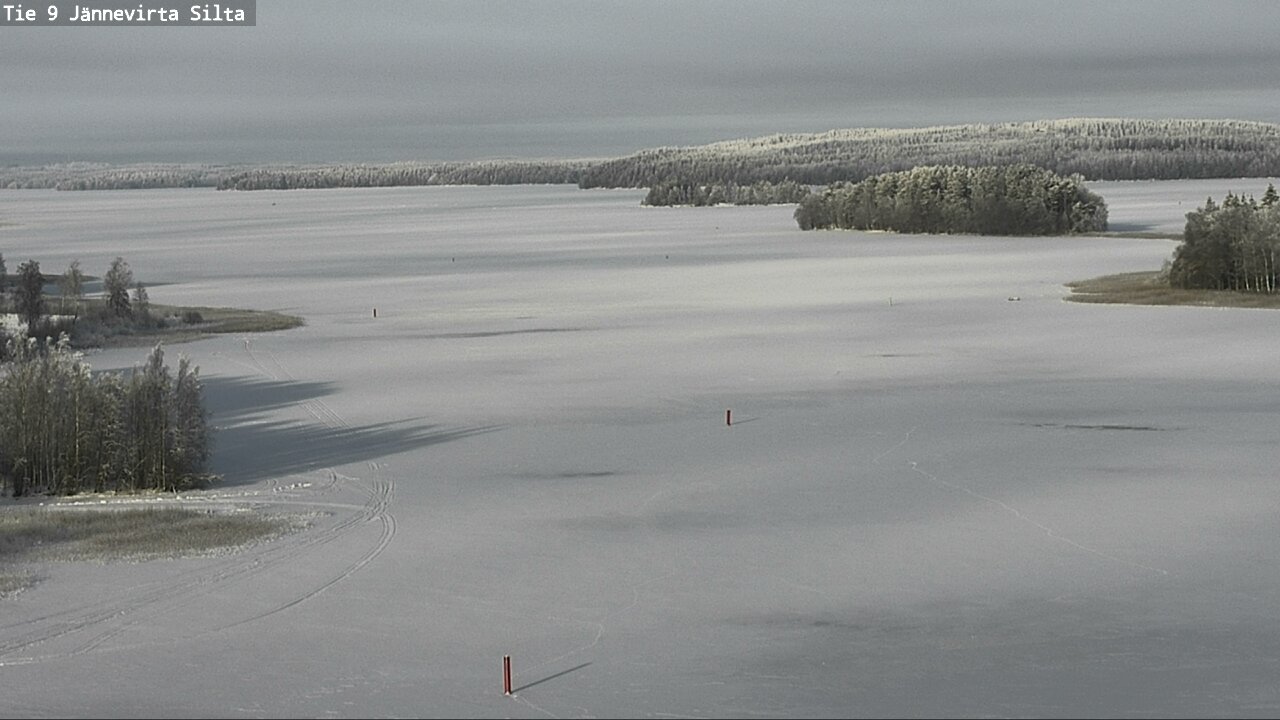 Weather Camera Image Väg 9 Kuopio, Jännevirran silta, Kuopio, Pohjois-Savo