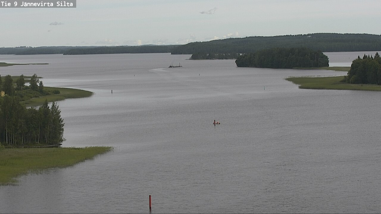 Weather Camera Image Väg 9 Kuopio, Jännevirran silta, Kuopio, Pohjois-Savo
