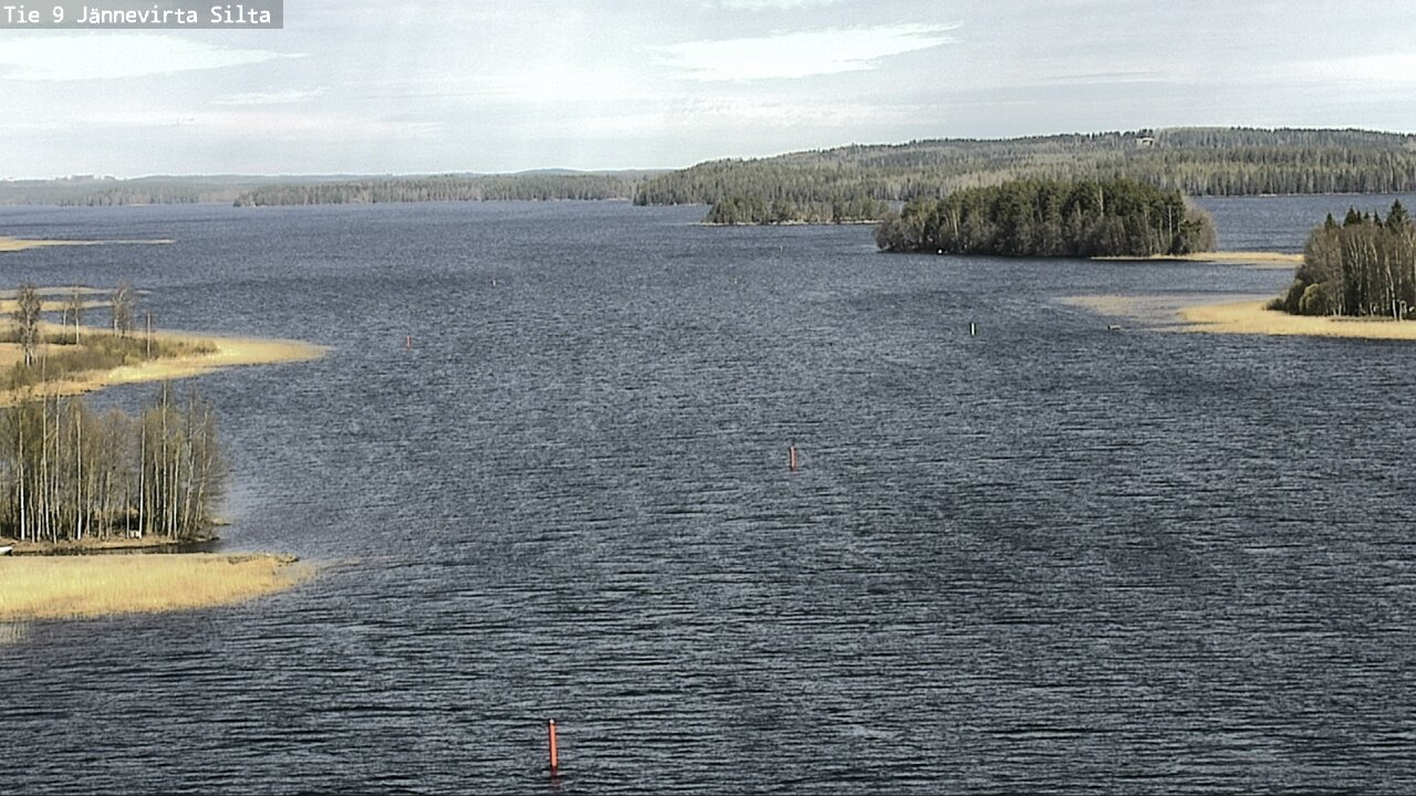 Weather Camera Image Road 9 Kuopio, Jännevirran silta, Kuopio, Pohjois-Savo