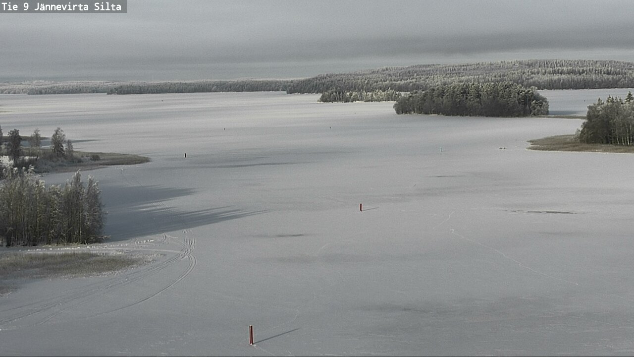 Weather Camera Image Väg 9 Kuopio, Jännevirran silta, Kuopio, Pohjois-Savo