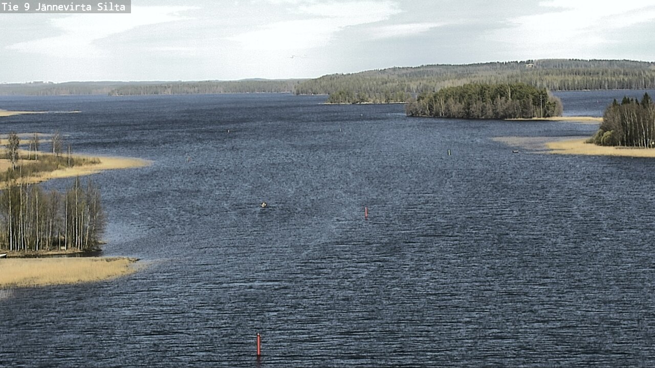 Weather Camera Image Road 9 Kuopio, Jännevirran silta, Kuopio, Pohjois-Savo