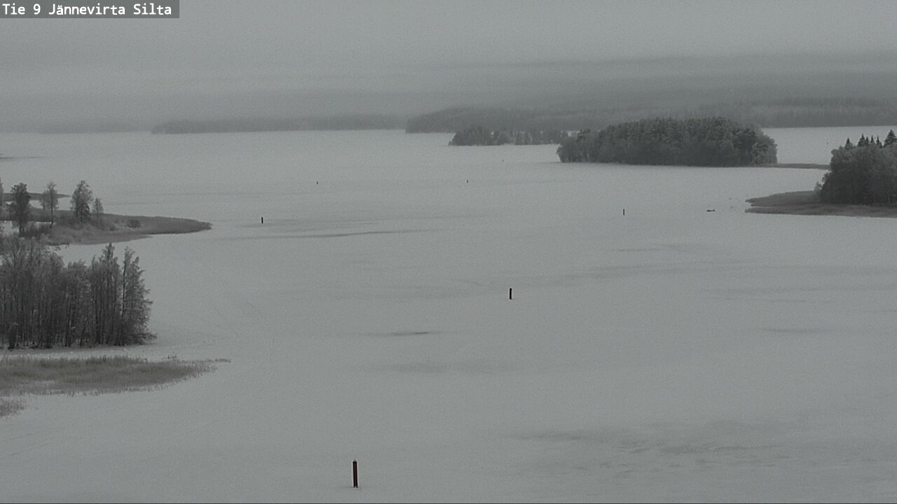 Weather Camera Image Väg 9 Kuopio, Jännevirran silta, Kuopio, Pohjois-Savo