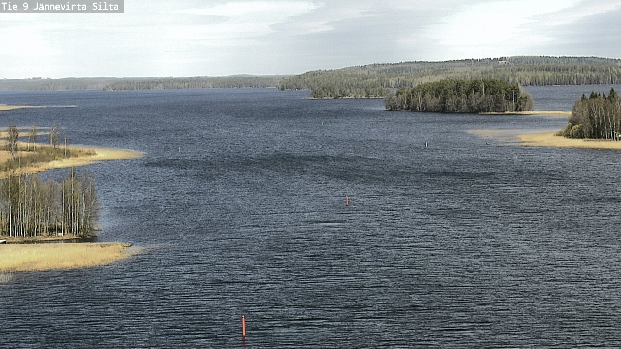 Weather Camera Image Road 9 Kuopio, Jännevirran silta, Kuopio, Pohjois-Savo