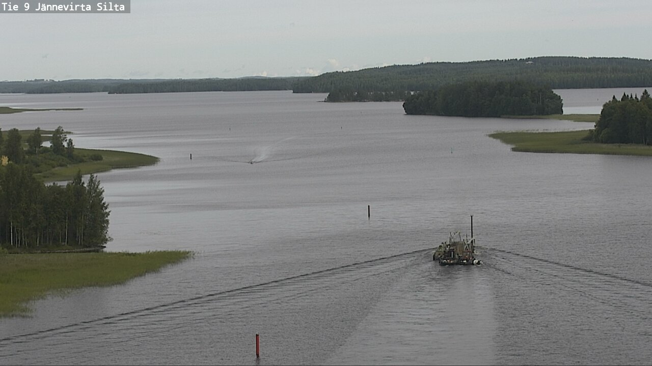 Weather Camera Image Väg 9 Kuopio, Jännevirran silta, Kuopio, Pohjois-Savo