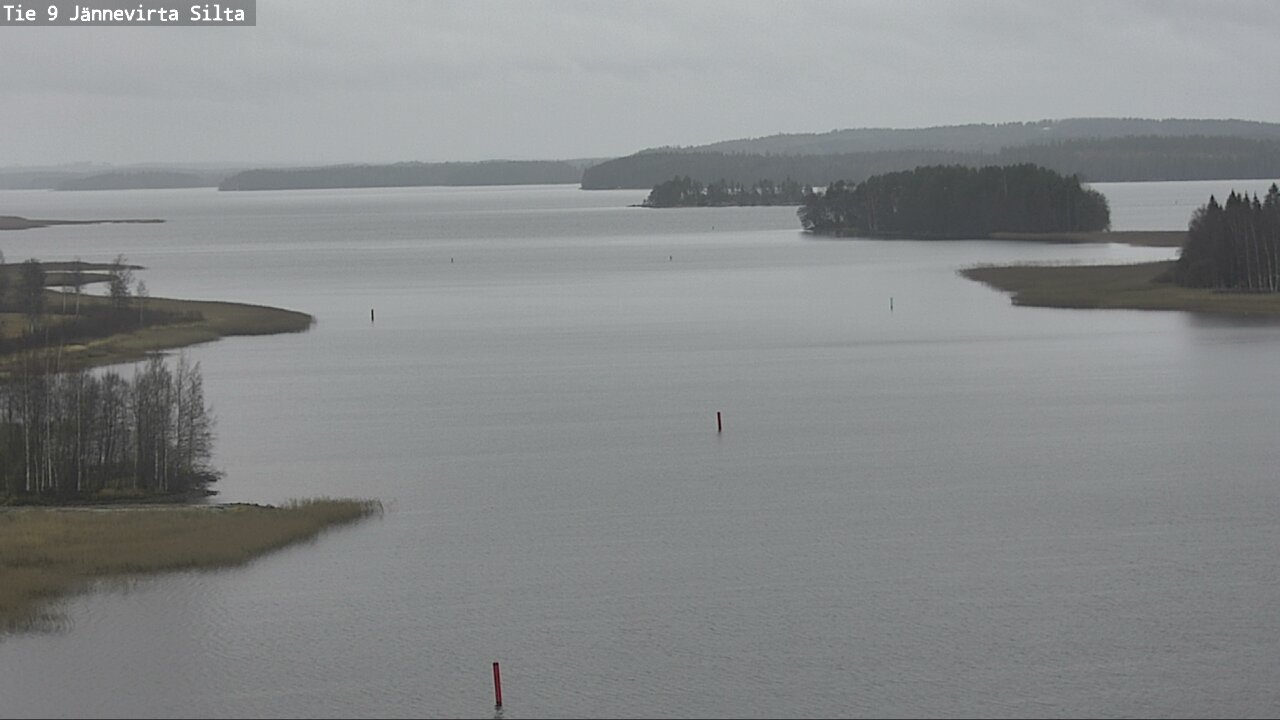 Weather Camera Image Väg 9 Kuopio, Jännevirran silta, Kuopio, Pohjois-Savo