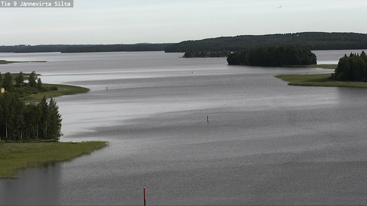 Weather Camera Image Väg 9 Kuopio, Jännevirran silta, Kuopio, Pohjois-Savo