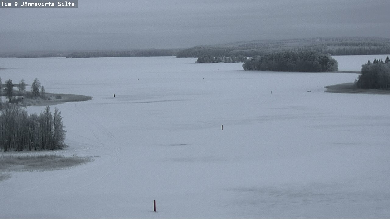 Weather Camera Image Väg 9 Kuopio, Jännevirran silta, Kuopio, Pohjois-Savo