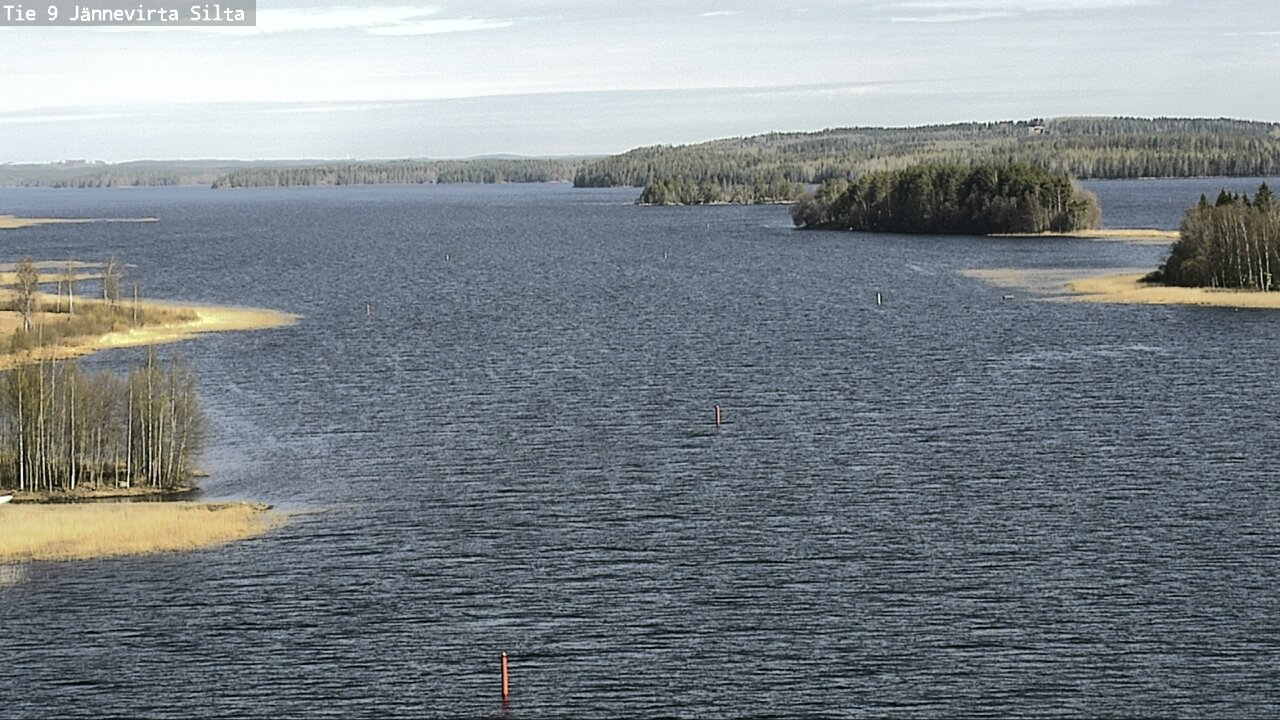 Weather Camera Image Road 9 Kuopio, Jännevirran silta, Kuopio, Pohjois-Savo