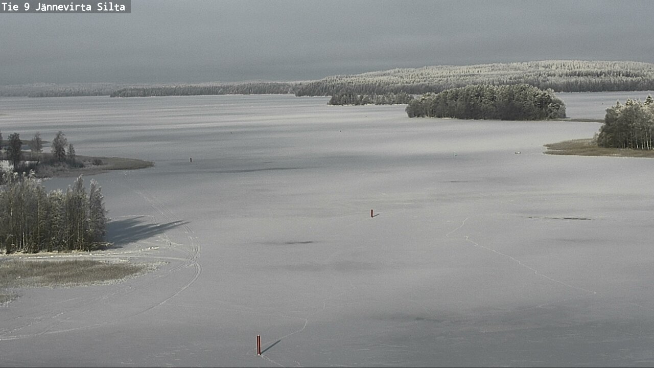 Weather Camera Image Väg 9 Kuopio, Jännevirran silta, Kuopio, Pohjois-Savo