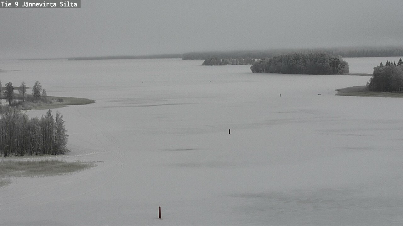Weather Camera Image Väg 9 Kuopio, Jännevirran silta, Kuopio, Pohjois-Savo
