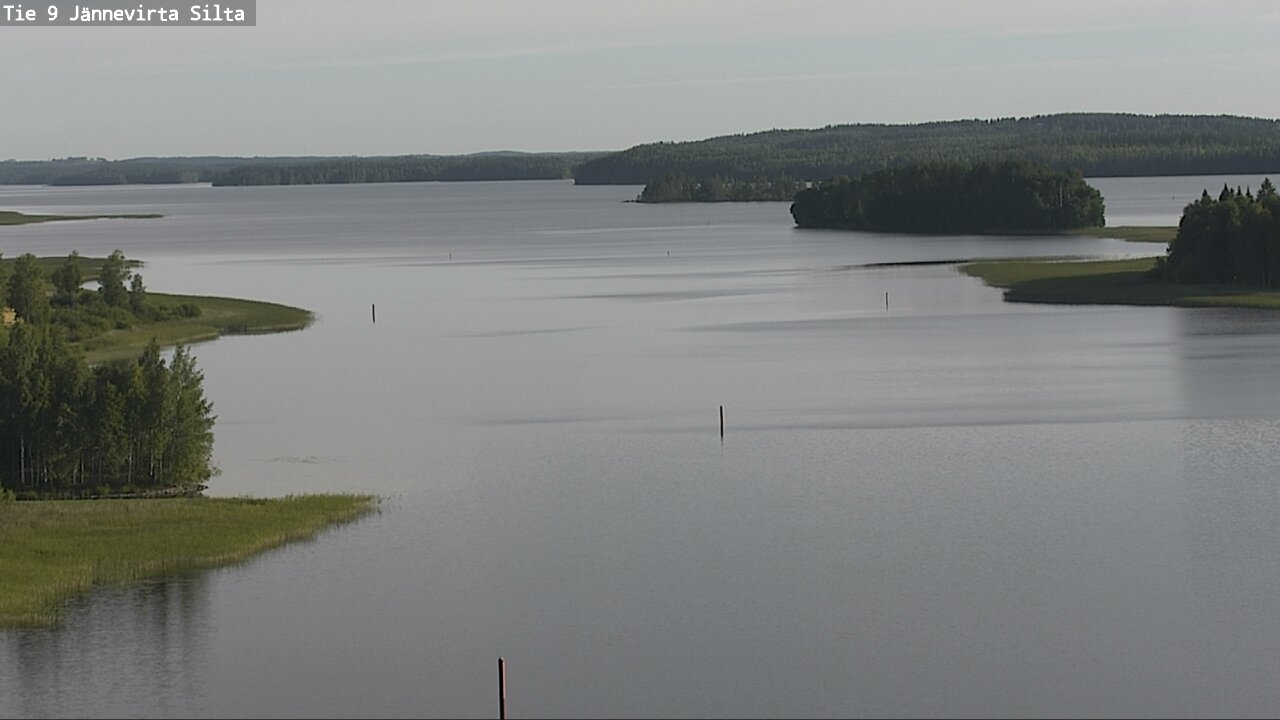 Weather Camera Image Road 9 Kuopio, Jännevirran silta, Kuopio, Pohjois-Savo