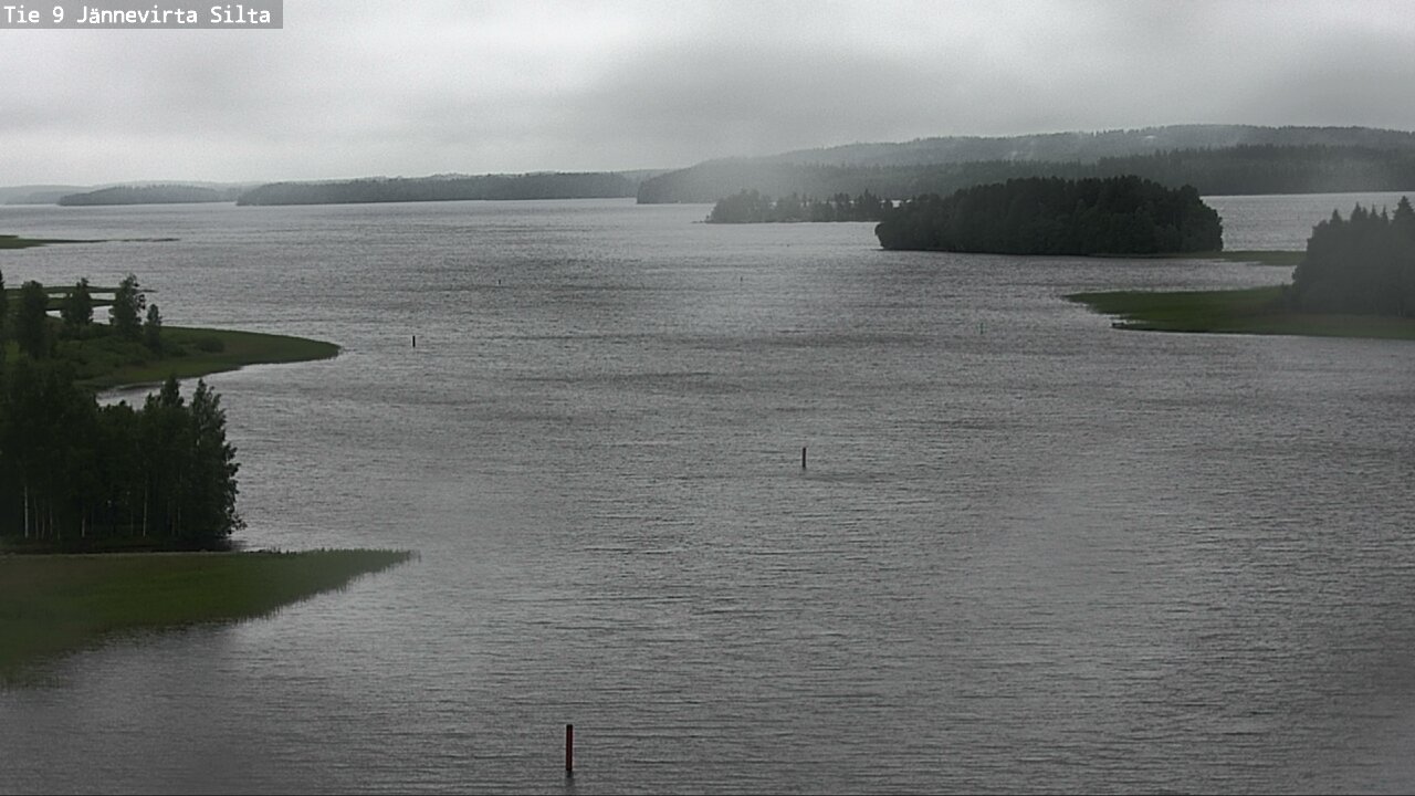Weather Camera Image Road 9 Kuopio, Jännevirran silta, Kuopio, Pohjois-Savo