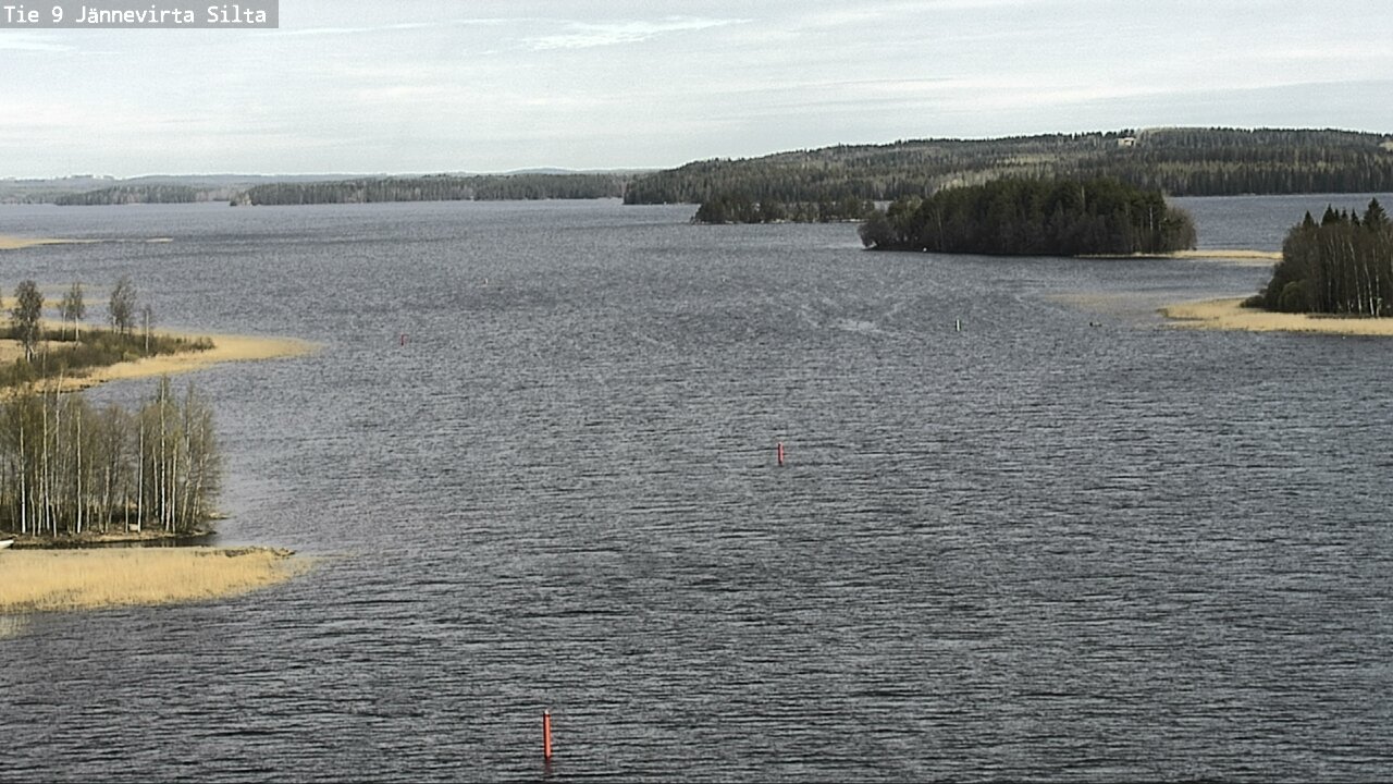 Weather Camera Image Road 9 Kuopio, Jännevirran silta, Kuopio, Pohjois-Savo