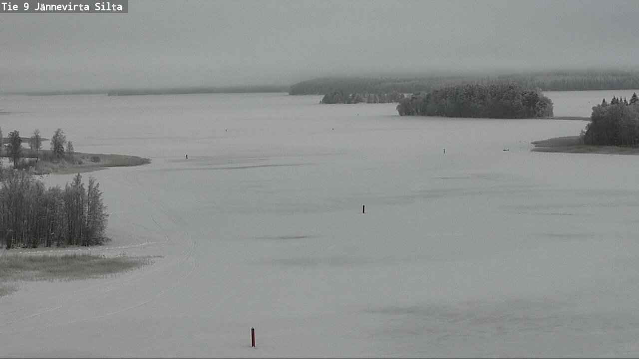 Weather Camera Image Väg 9 Kuopio, Jännevirran silta, Kuopio, Pohjois-Savo