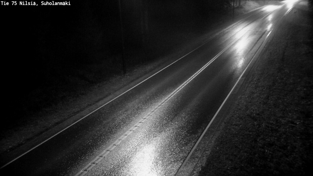 Weather Camera Image Road 75 Nilsiä, Suholanmäki, Kuopio, Pohjois-Savo