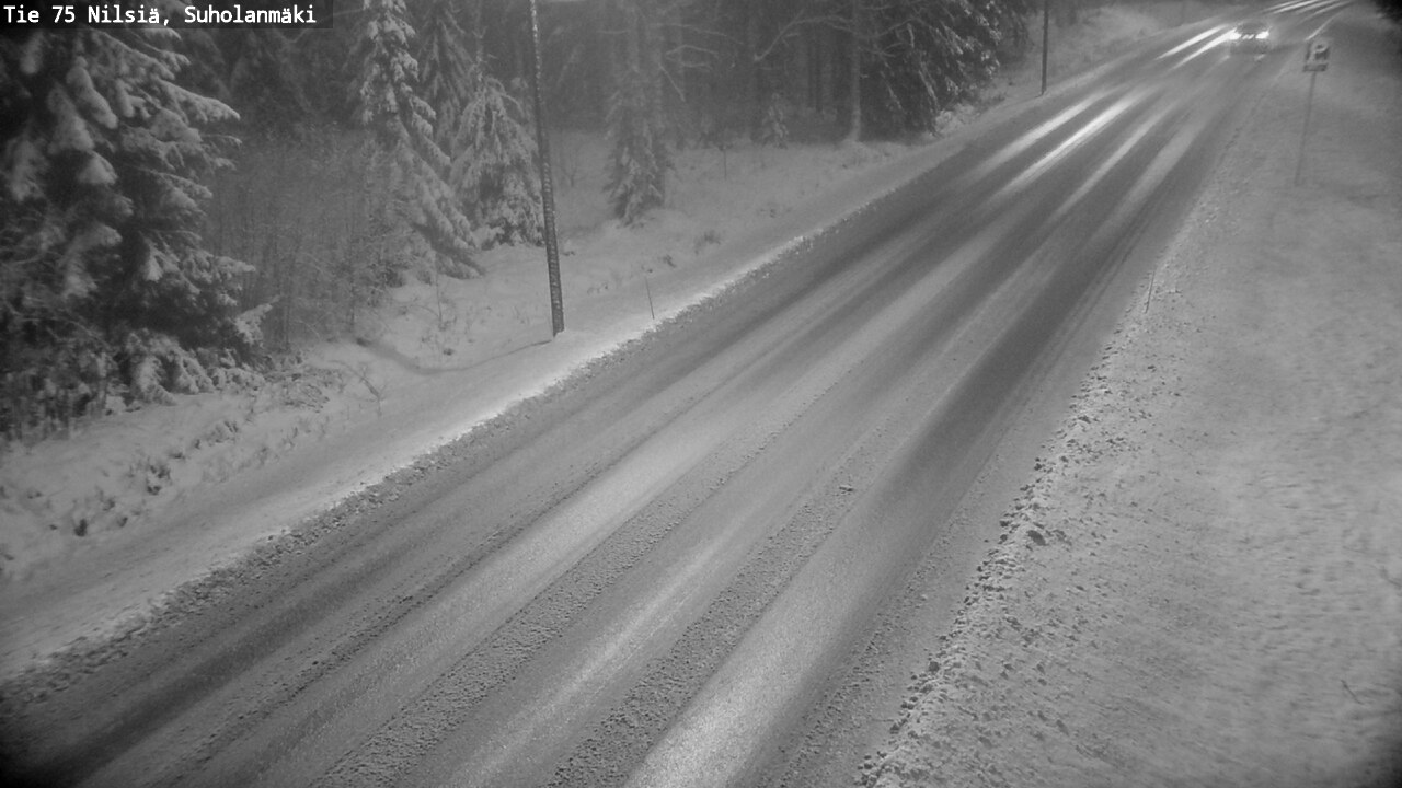 Weather Camera Image Road 75 Nilsiä, Suholanmäki, Kuopio, Pohjois-Savo