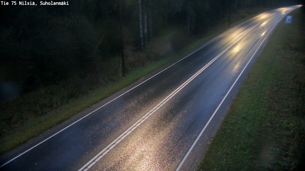 Weather Camera Image Road 75 Nilsiä, Suholanmäki, Kuopio, Pohjois-Savo