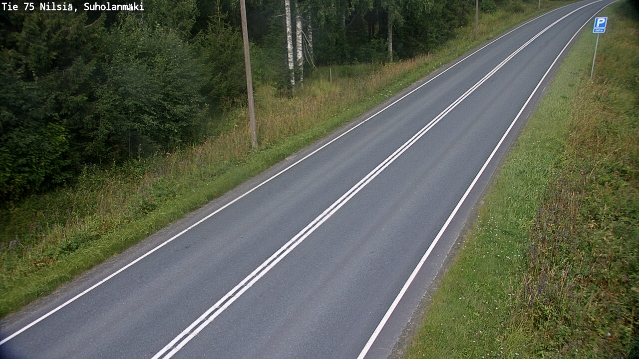 Weather Camera Image Road 75 Nilsiä, Suholanmäki, Kuopio, Pohjois-Savo