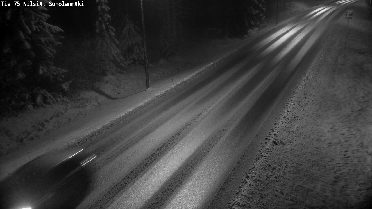 Weather Camera Image Road 75 Nilsiä, Suholanmäki, Kuopio, Pohjois-Savo