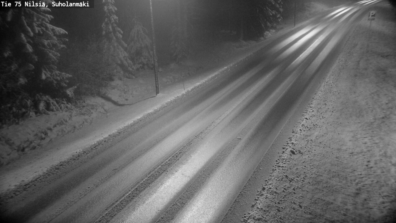 Weather Camera Image Road 75 Nilsiä, Suholanmäki, Kuopio, Pohjois-Savo