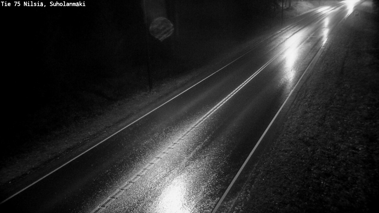 Weather Camera Image Väg 75 Nilsiä, Suholanmäki, Kuopio, Pohjois-Savo