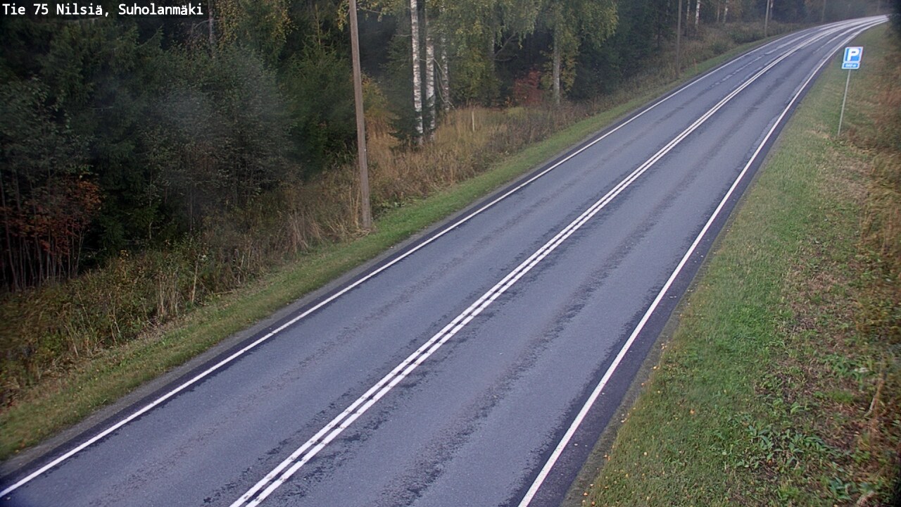 Weather Camera Image Road 75 Nilsiä, Suholanmäki, Kuopio, Pohjois-Savo