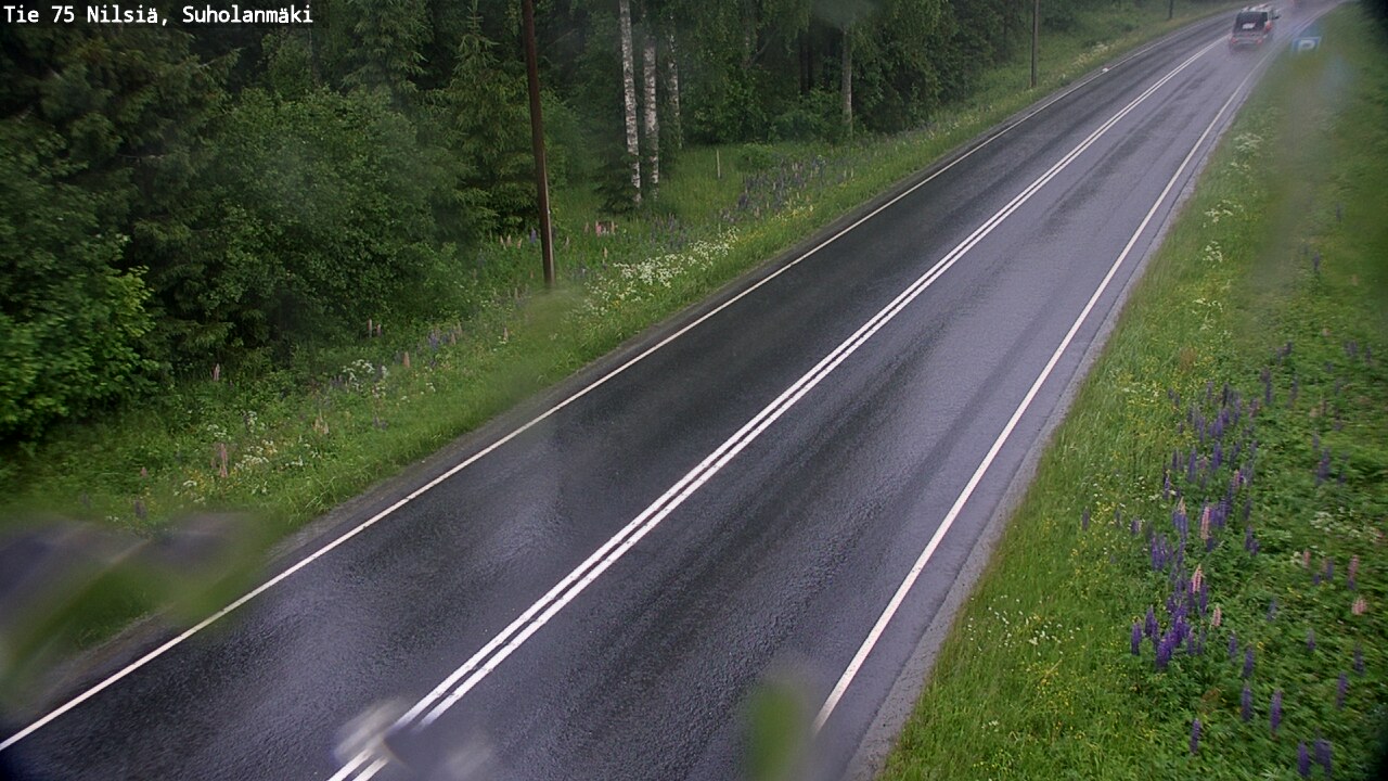 Weather Camera Image Road 75 Nilsiä, Suholanmäki, Kuopio, Pohjois-Savo