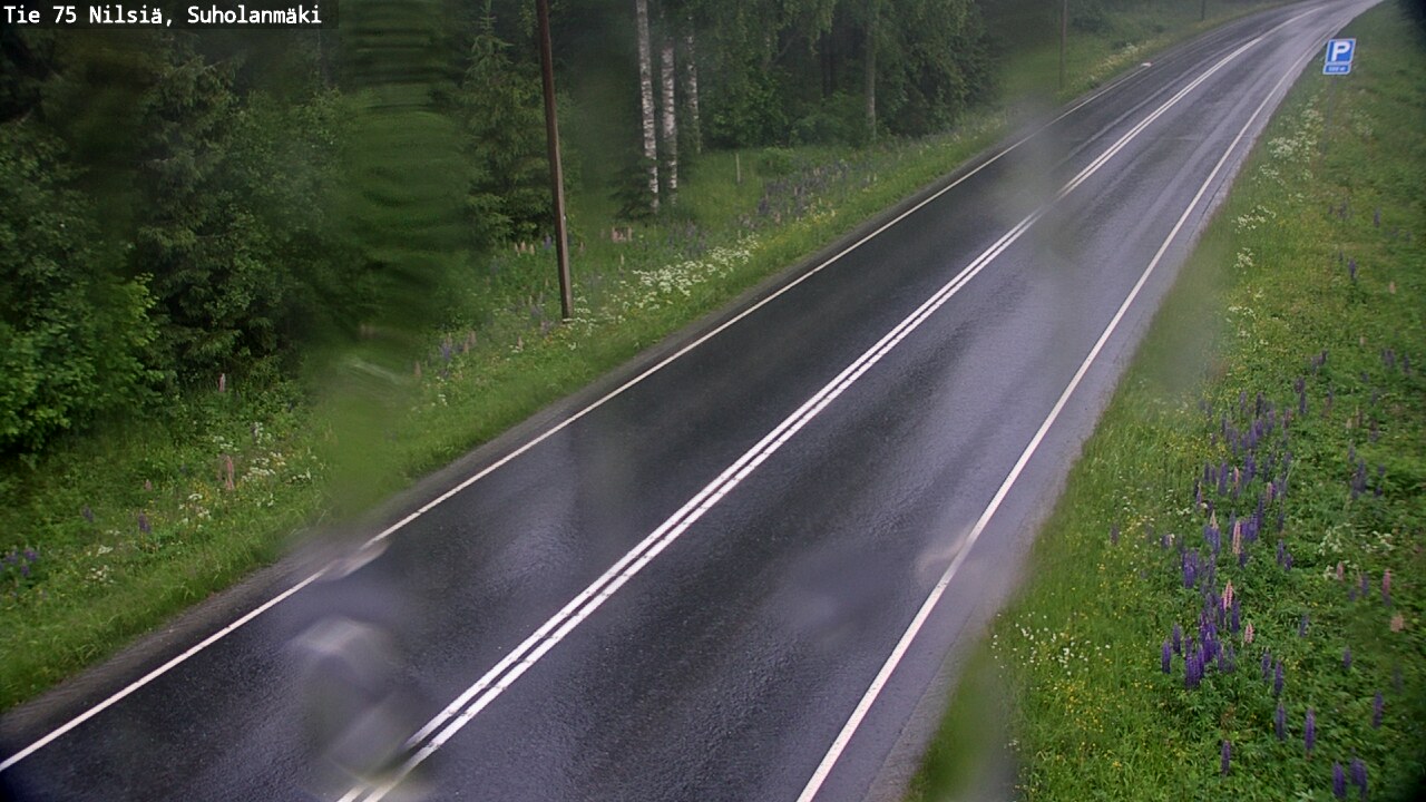 Weather Camera Image Road 75 Nilsiä, Suholanmäki, Kuopio, Pohjois-Savo